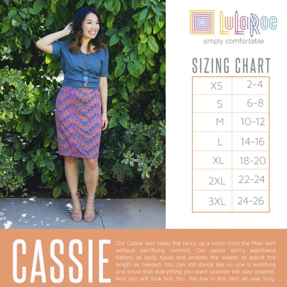 Two Lularoe Cassie Skirts - Picture 2 of 2